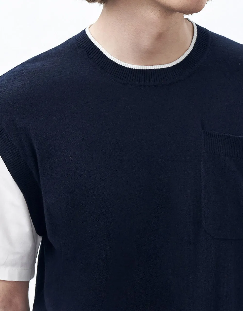 Spliced Knitted Tee sold by Urban Revivo product image thumbnail 3