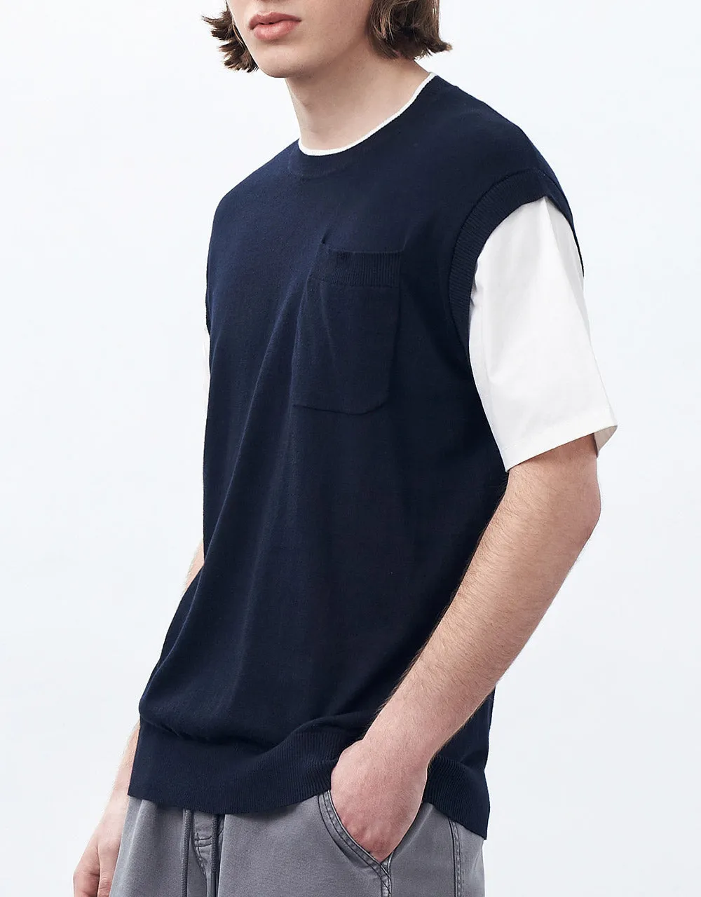Spliced Knitted Tee sold by Urban Revivo product image thumbnail 5