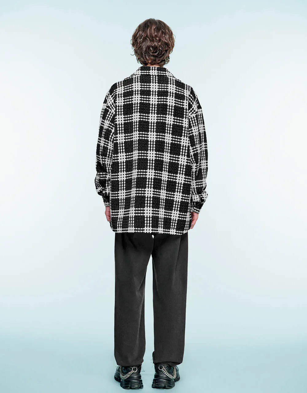 Plaid Loose Jacket sold by Urban Revivo product image thumbnail 5