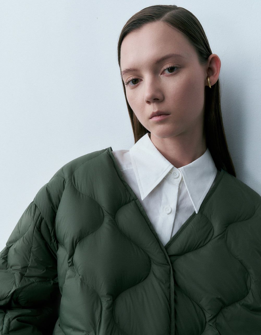 V-Neck Down Jacket sold by Urban Revivo product image thumbnail 5