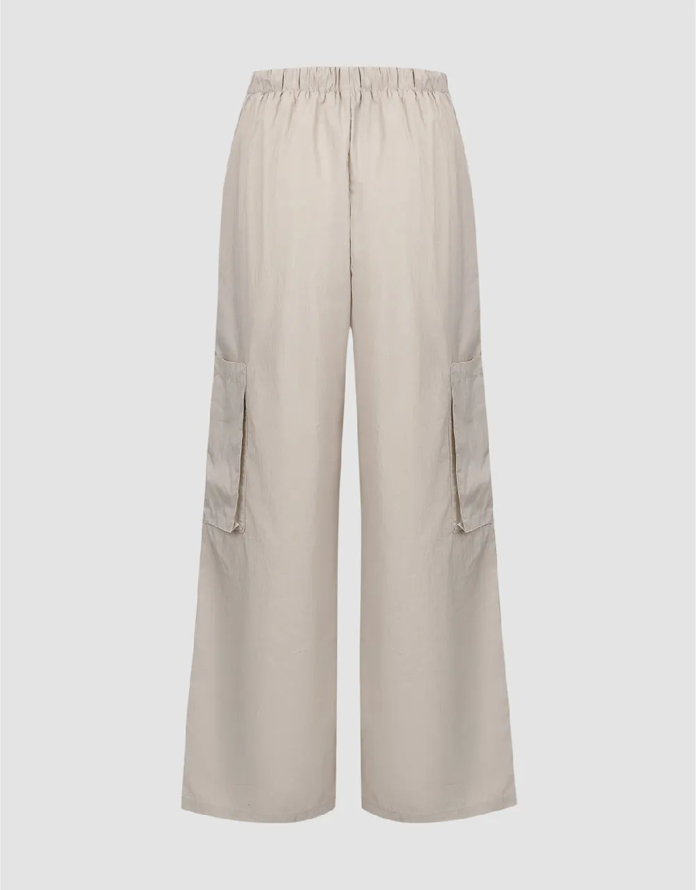 Drawstring Waist Wide-Leg Pants sold by Urban Revivo product image thumbnail 3