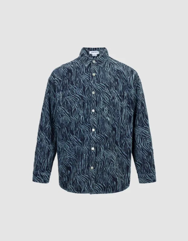 Oversized Denim Shirt sold by Urban Revivo