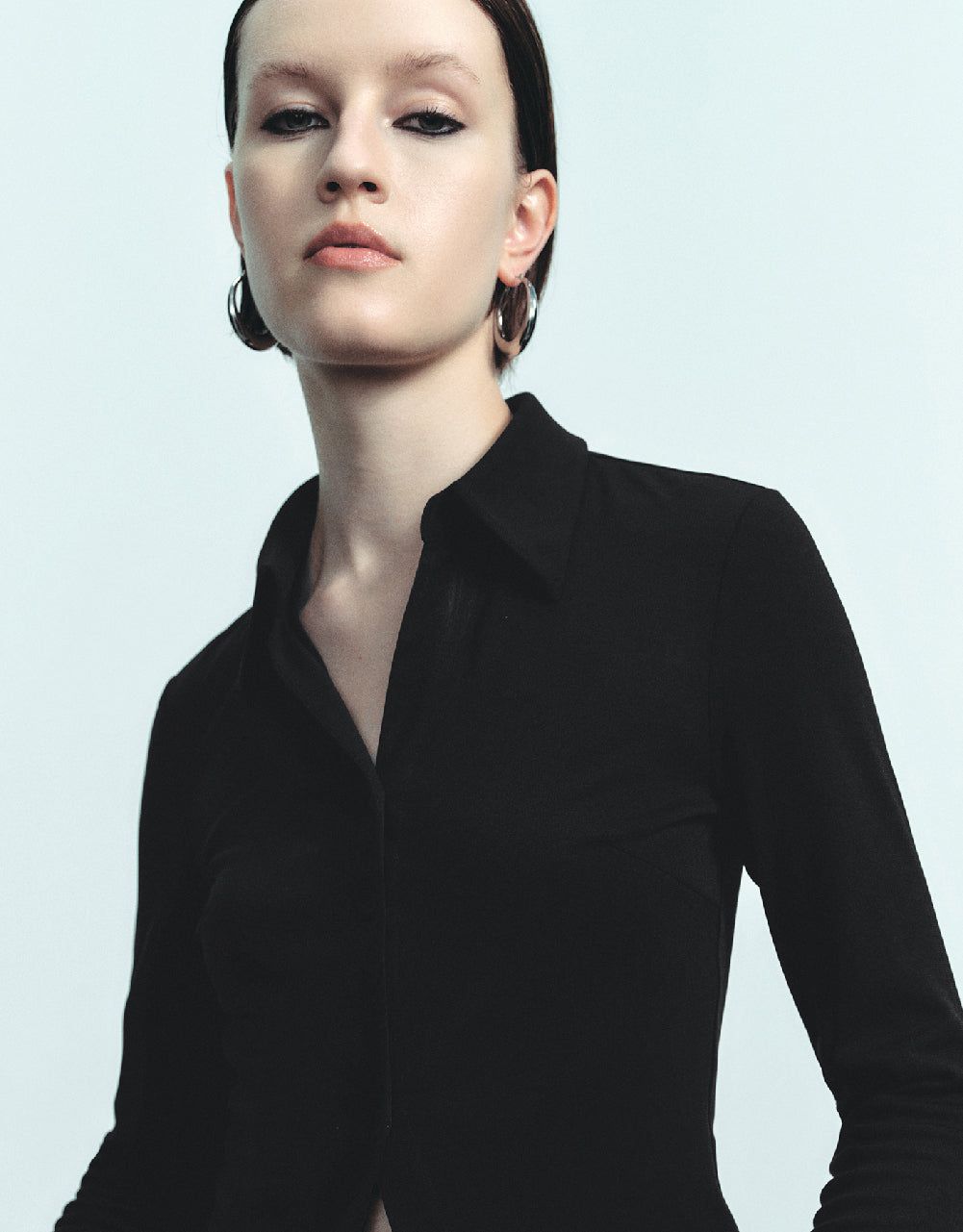 Button Up Skinny Shirt sold by Urban Revivo product image thumbnail 5