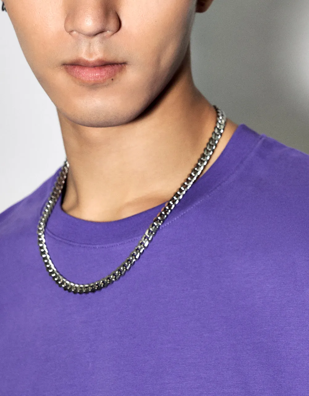 Letter Embossed Crew Neck T-Shirt sold by Urban Revivo product image thumbnail 5