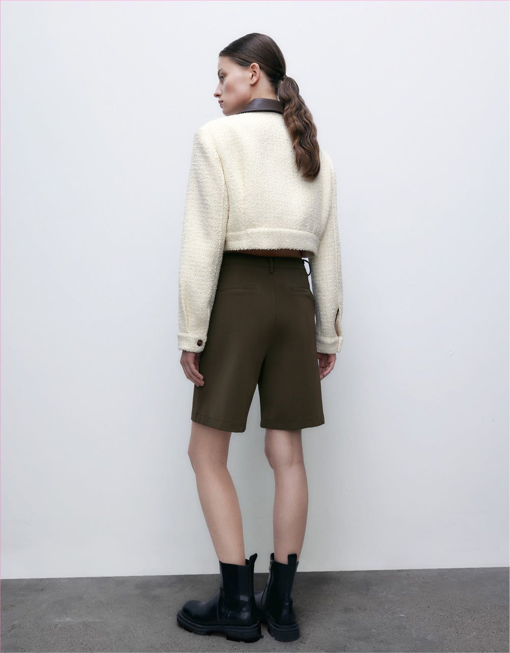 Zip Up Front Knitted Jacket sold by Urban Revivo product image thumbnail 3