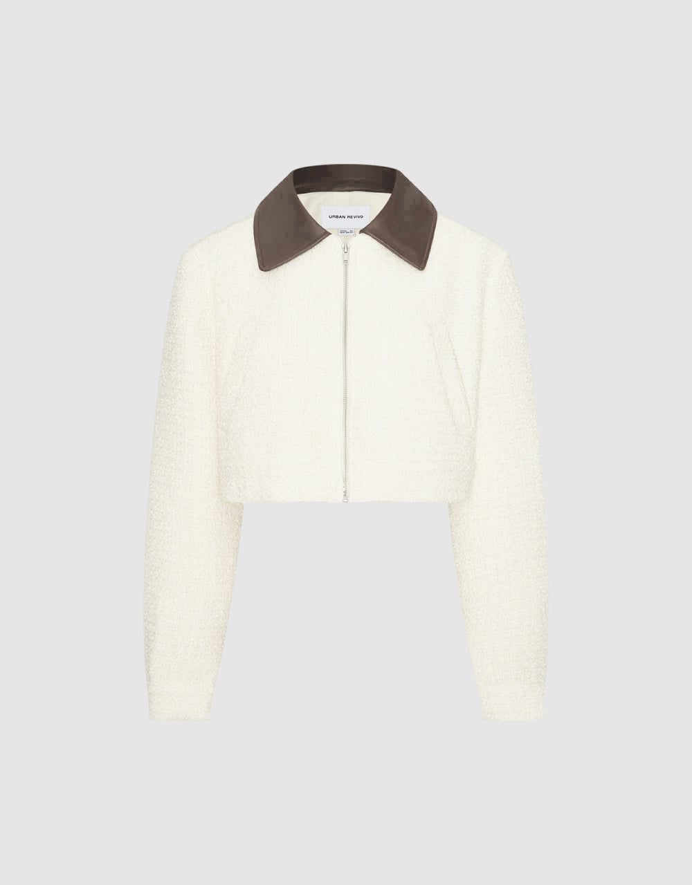 Zip Up Front Knitted Jacket sold by Urban Revivo product image thumbnail 5