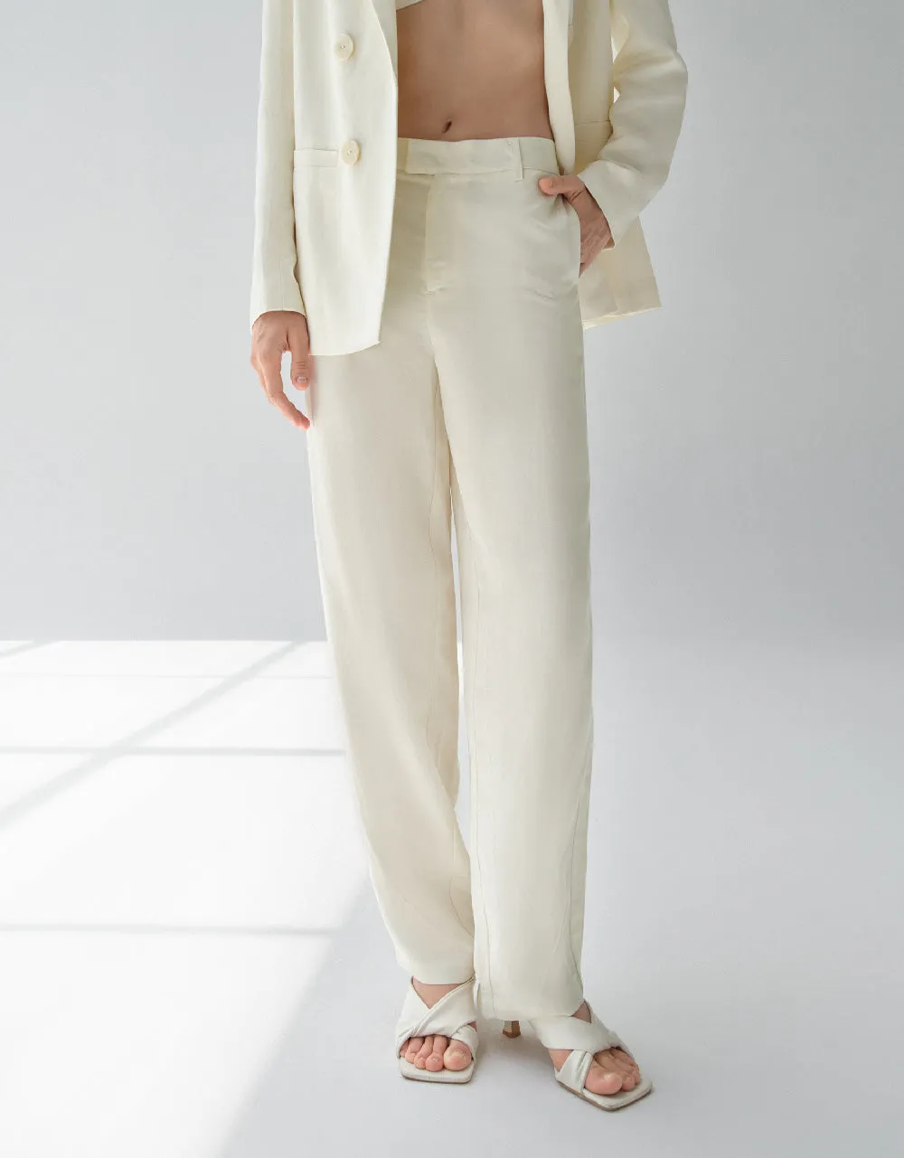 Wide-Leg Pants sold by Urban Revivo product image thumbnail 2