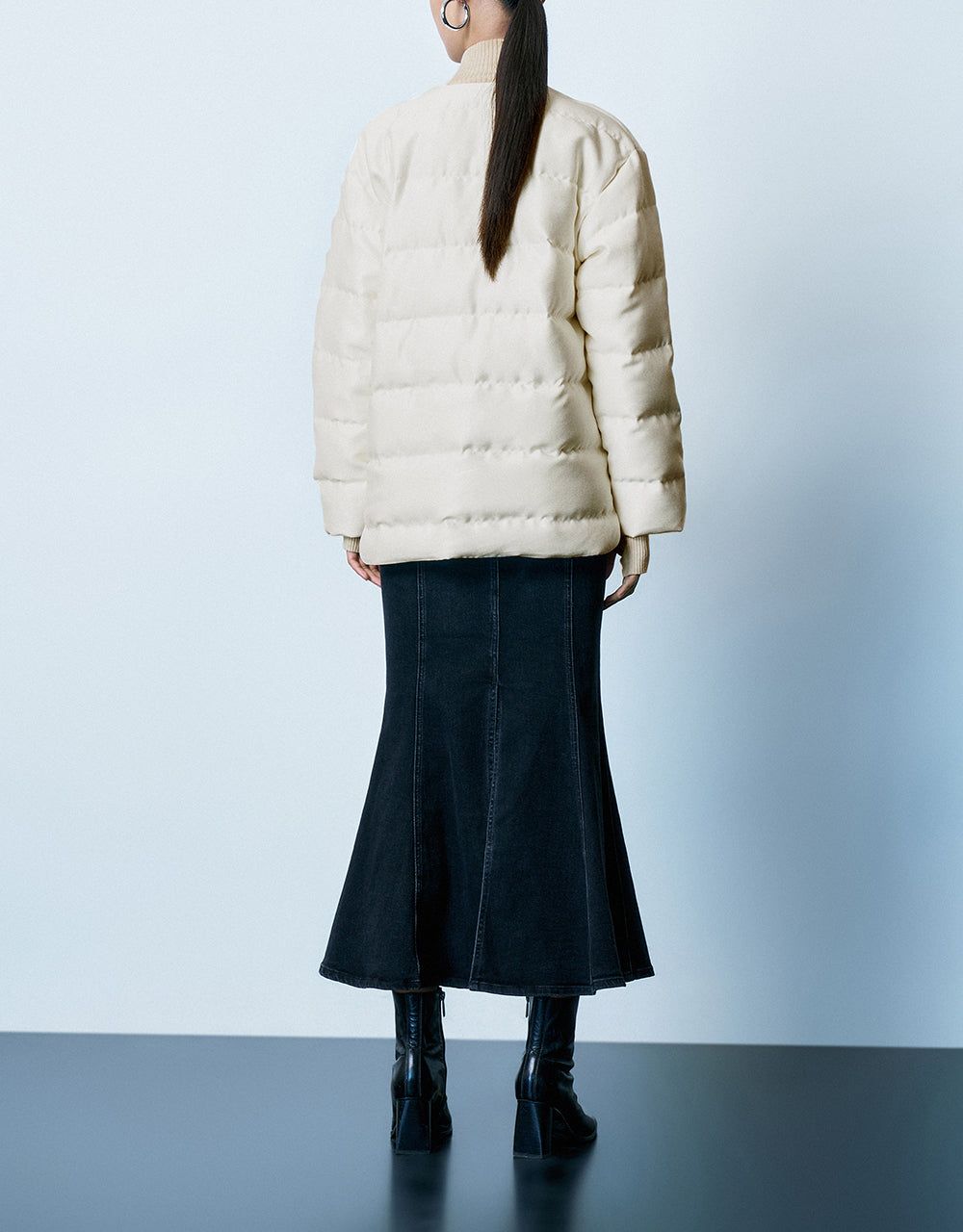 V-Neck Down Jacket sold by Urban Revivo product image thumbnail 4