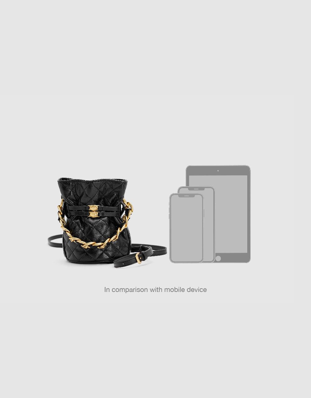 Chained Vegan Leather Shoulder Bag sold by Urban Revivo product image thumbnail 3