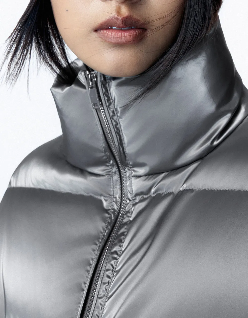 Stand Collar Puffer Jacket sold by Urban Revivo product image thumbnail 5