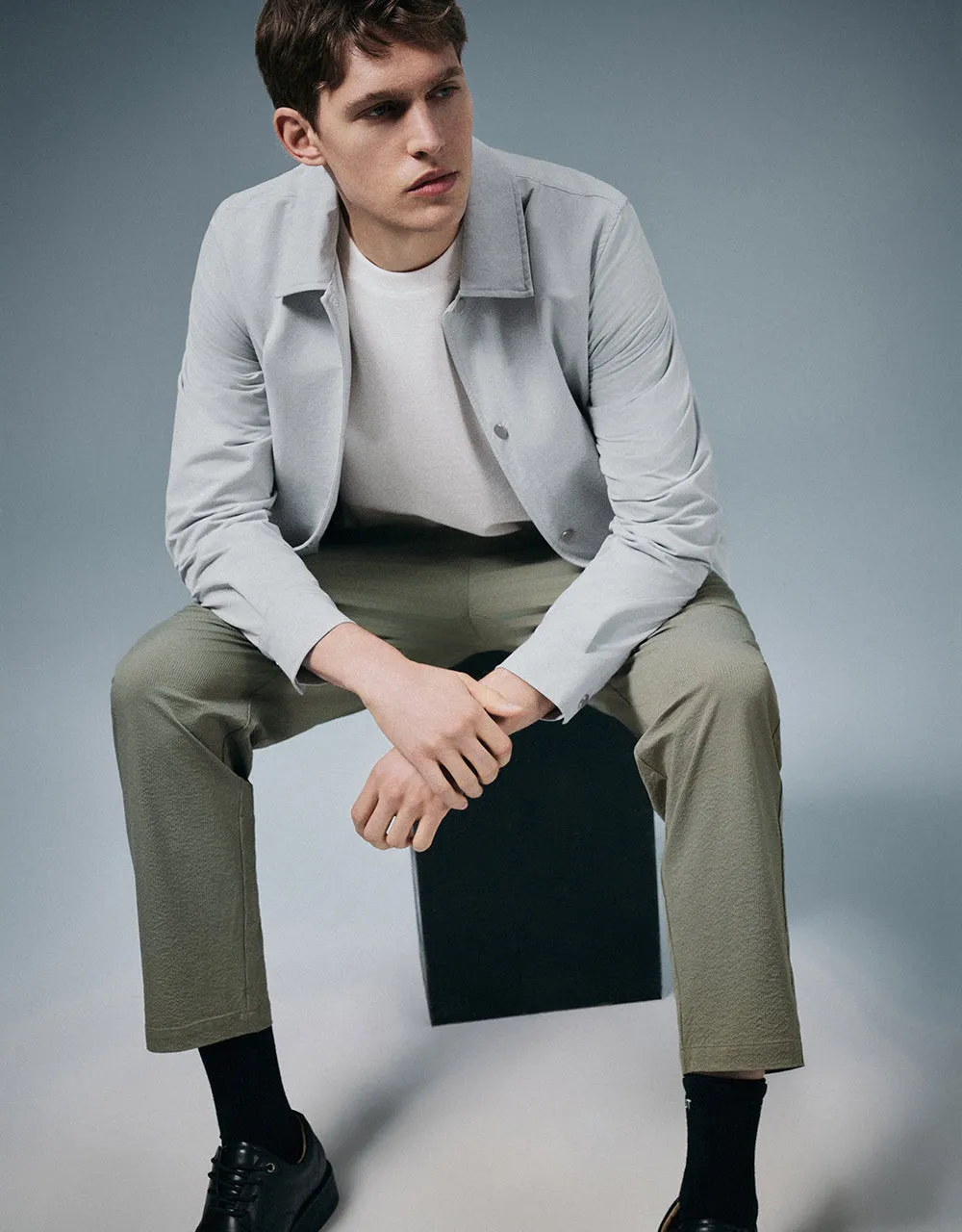 Press Button Straight Jacket sold by Urban Revivo product image thumbnail 3