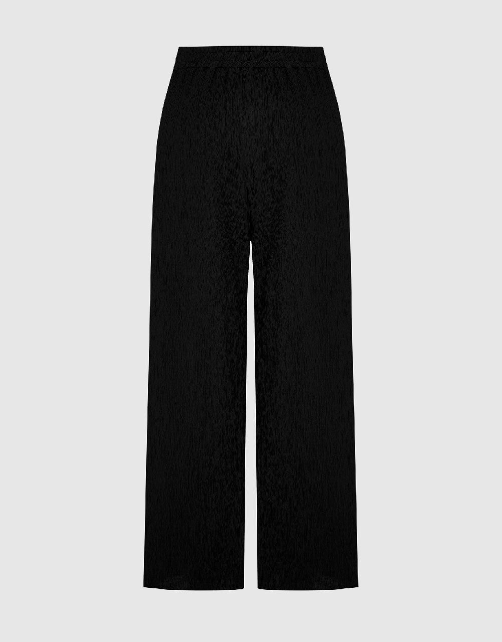 Textured Drawstring Waist Wide-Leg Pants sold by Urban Revivo product image thumbnail 3