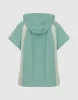 Zip Half Placket Hooded Overhead Shirt sold by Urban Revivo