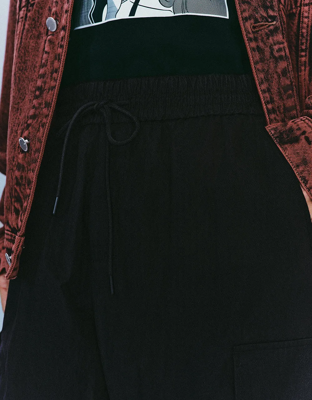 Elastic Waist Jogger Pants sold by Urban Revivo product image thumbnail 5