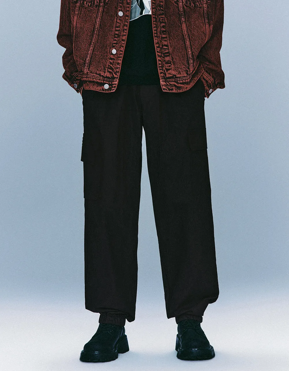 Elastic Waist Jogger Pants sold by Urban Revivo product image thumbnail 2