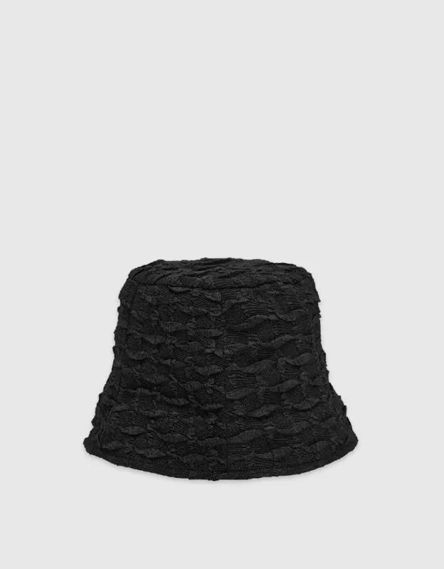 Textured Bucket Hat sold by Urban Revivo