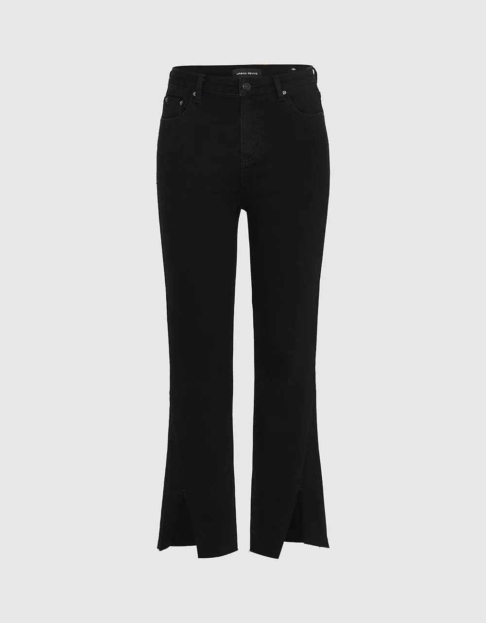 Raw Hem Straight Jeans sold by Urban Revivo