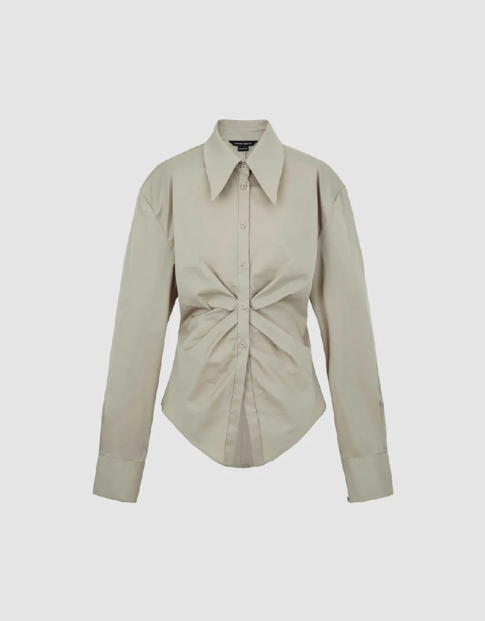 Button Up Skinny Shirt sold by Urban Revivo product image thumbnail 2