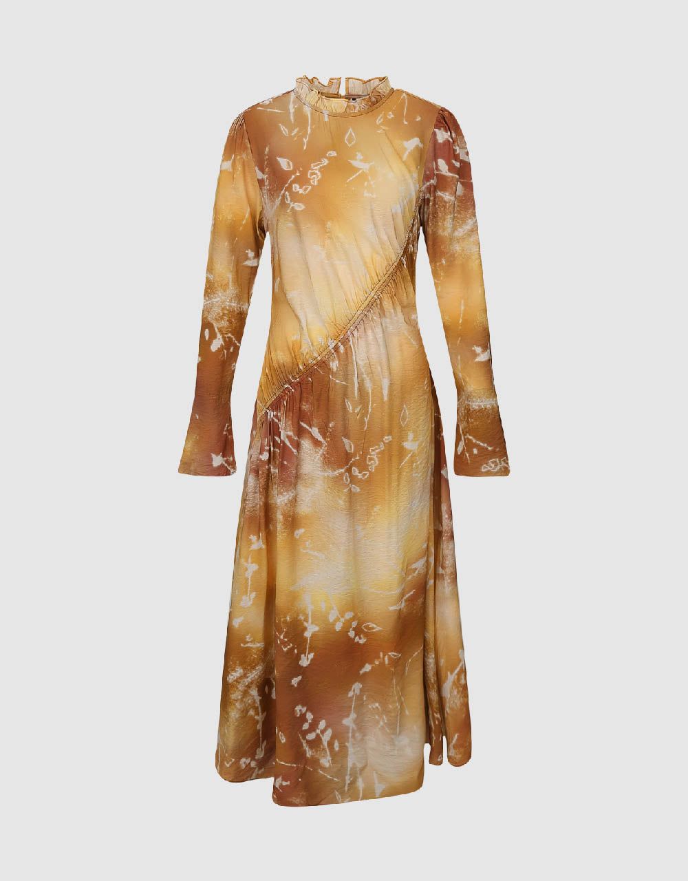 Printed Crew Neck A-Line Dress sold by Urban Revivo product image thumbnail 2