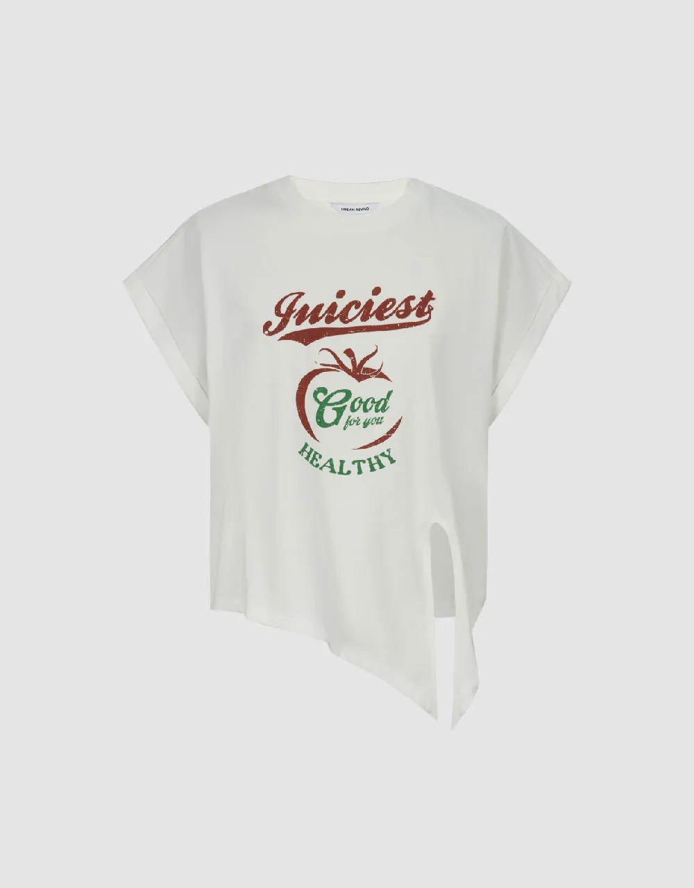 Printed Crew Neck T-Shirt sold by Urban Revivo product image thumbnail 2