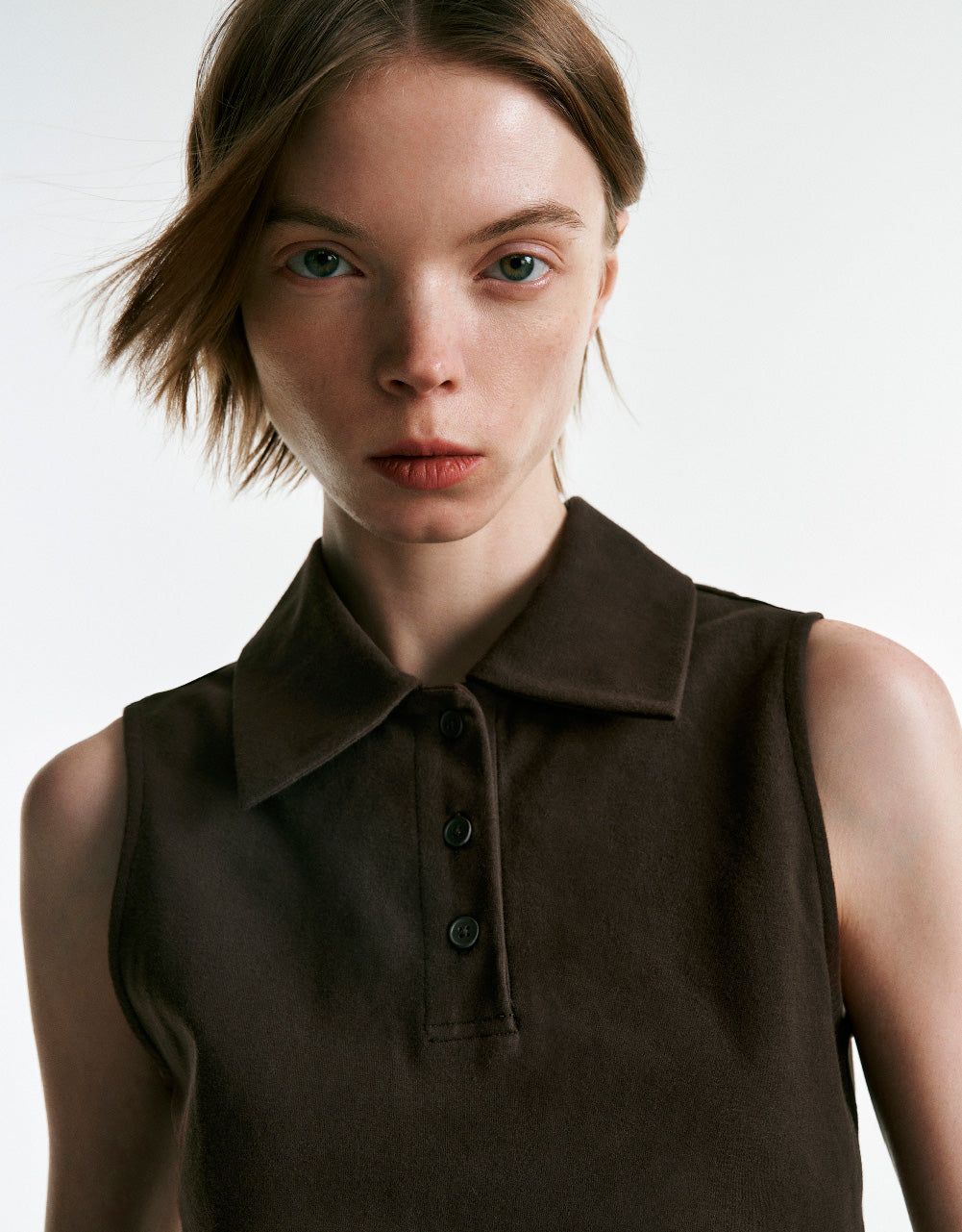 Skinny Vest With Polo Collar sold by Urban Revivo product image thumbnail 5