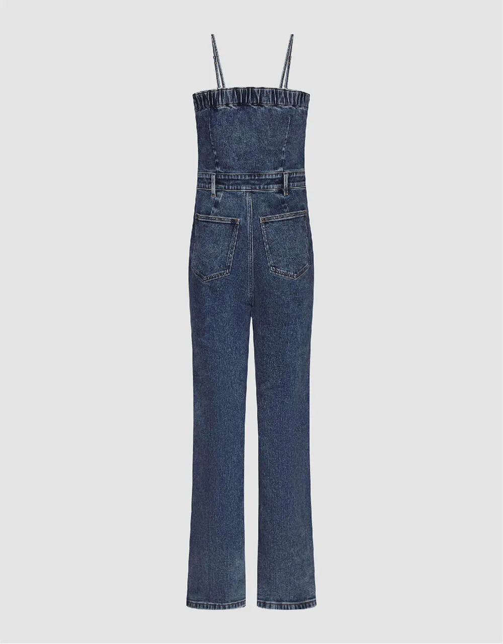 Sleeveless Off-Shoulder Denim Jumpsuit sold by Urban Revivo product image thumbnail 5
