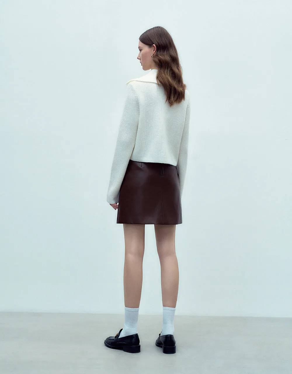 Zipper Front Knitted Cardigan sold by Urban Revivo product image thumbnail 3