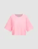Crew Neck Loose T-Shirt sold by Urban Revivo