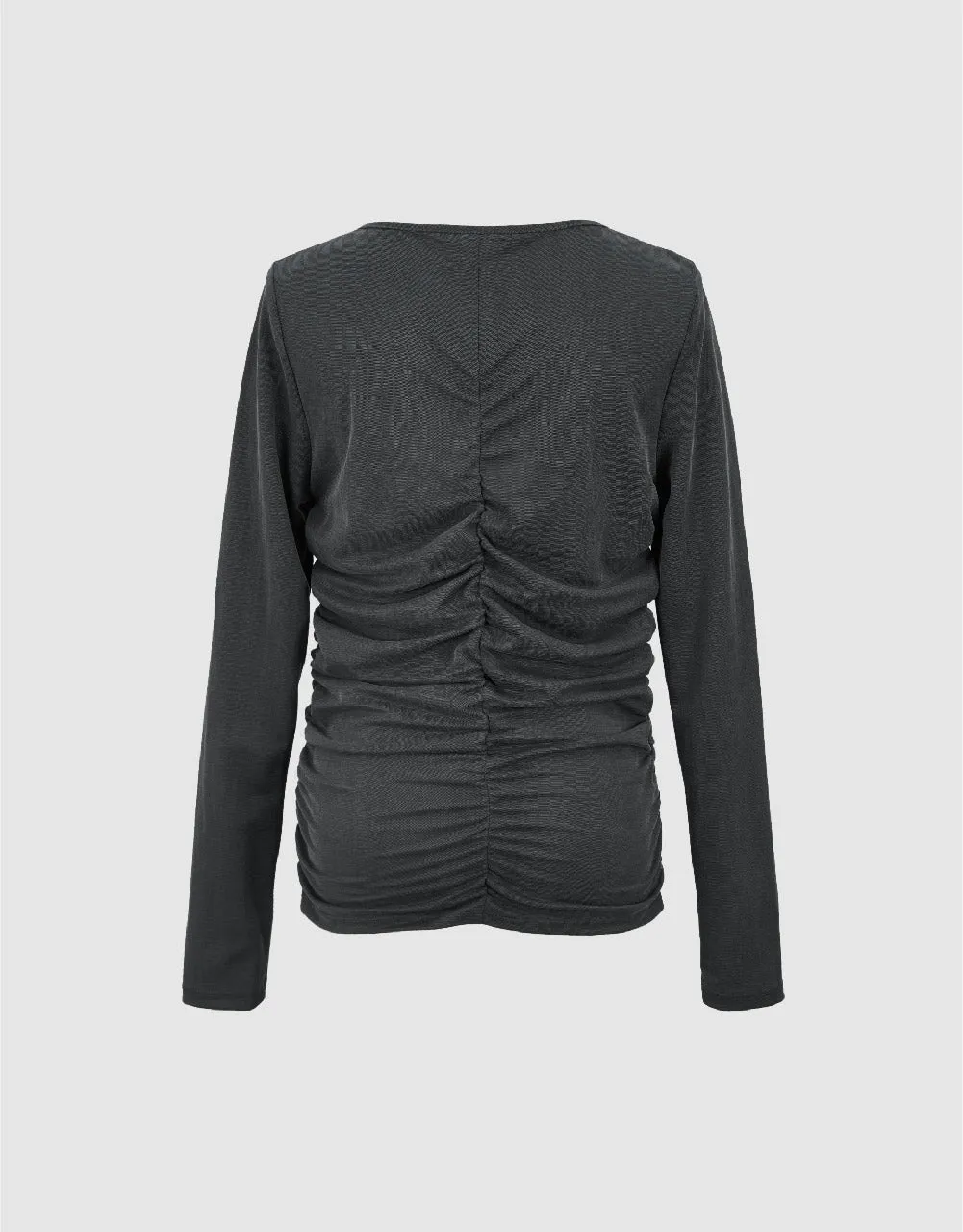 V-Neck Knitted Skinny T-Shirt sold by Urban Revivo product image thumbnail 5