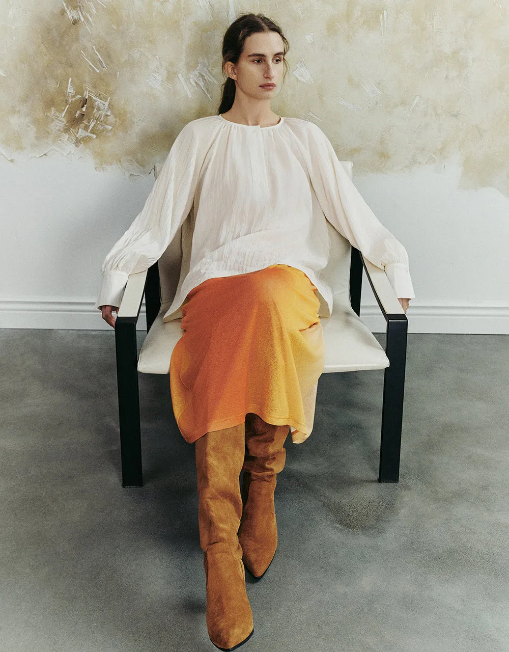 Raglan Sleeve Crew Neck Overhead Shirt sold by Urban Revivo product image thumbnail 4