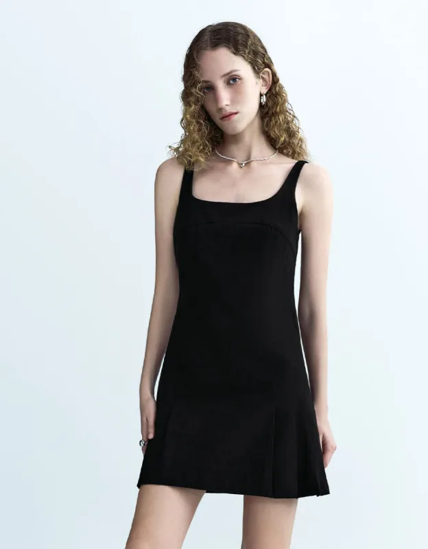 Sleeveless U Neck Skinny Dress sold by Urban Revivo