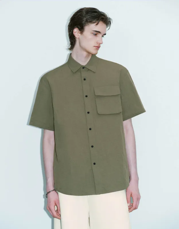 Button Up Loose Shirt sold by Urban Revivo