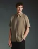 Button Up Loose A-Line Shirt sold by Urban Revivo