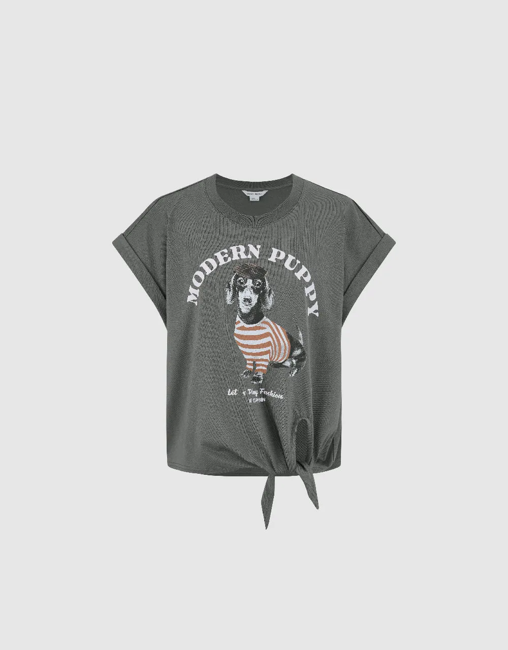 Printed Crew Neck T-Shirt sold by Urban Revivo