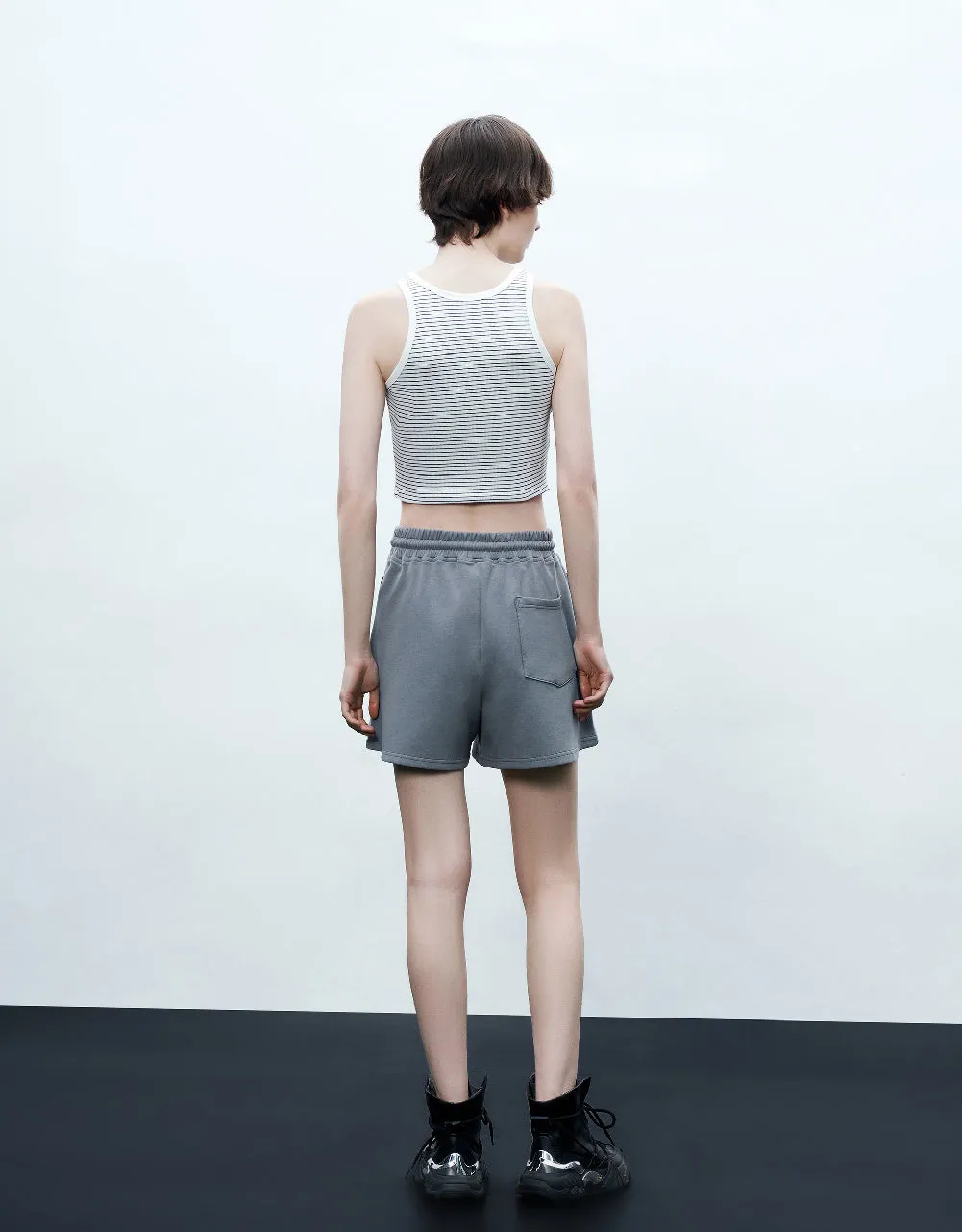 Racer Striped Knitted Tank Top sold by Urban Revivo product image thumbnail 4