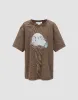 Crew Neck Loose T-Shirt sold by Urban Revivo