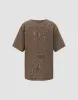 Crew Neck Loose T-Shirt sold by Urban Revivo
