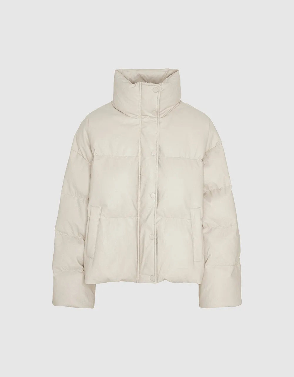 Stand Collar Straight Down Jacket sold by Urban Revivo product image thumbnail 2