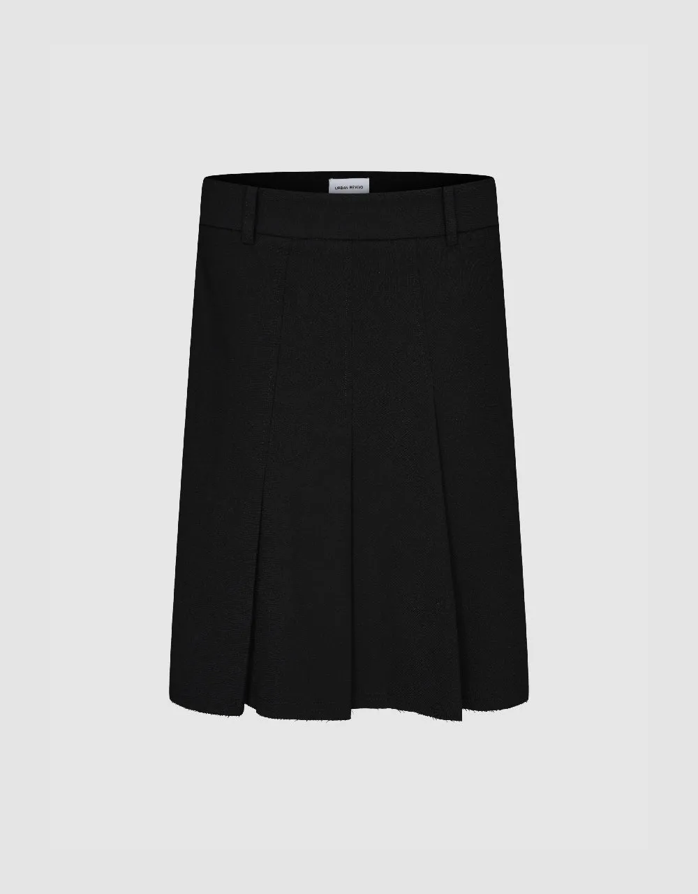 Pleated Midi Straight Skirt sold by Urban Revivo