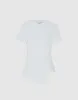 Asymmetrical Hem T-Shirt sold by Urban Revivo