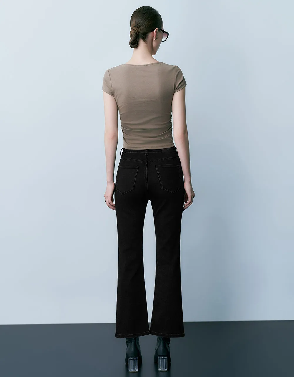 Split Hem Straight Jeans sold by Urban Revivo product image thumbnail 5