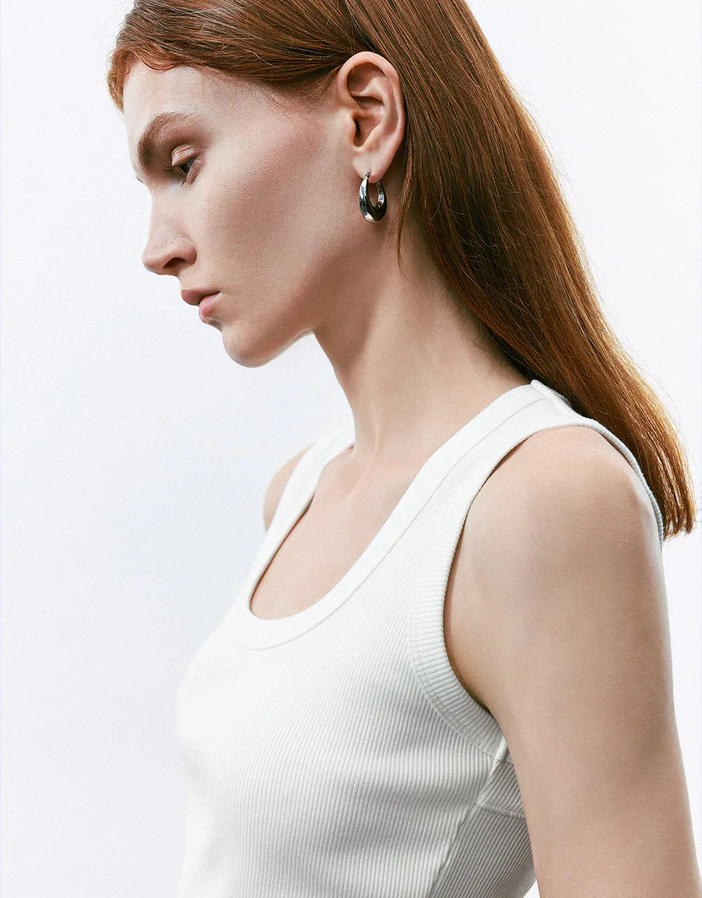 U Neck Skinny Tank Top sold by Urban Revivo product image thumbnail 4