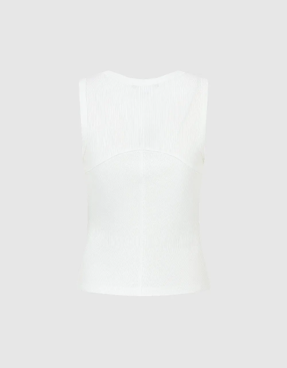 U Neck Skinny Tank Top sold by Urban Revivo product image thumbnail 5