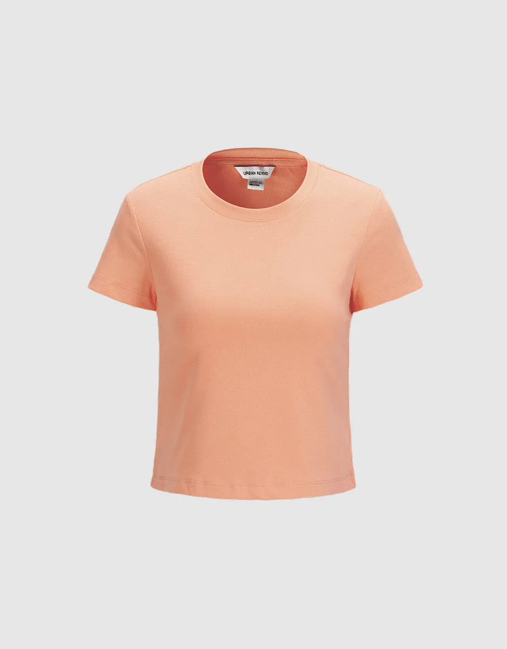 Basic Fitted T-Shirt sold by Urban Revivo