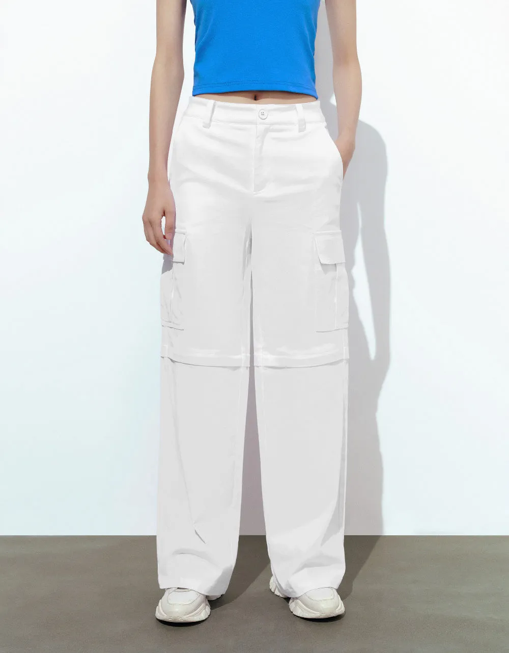Woven Wide-Leg Pants sold by Urban Revivo product image thumbnail 2