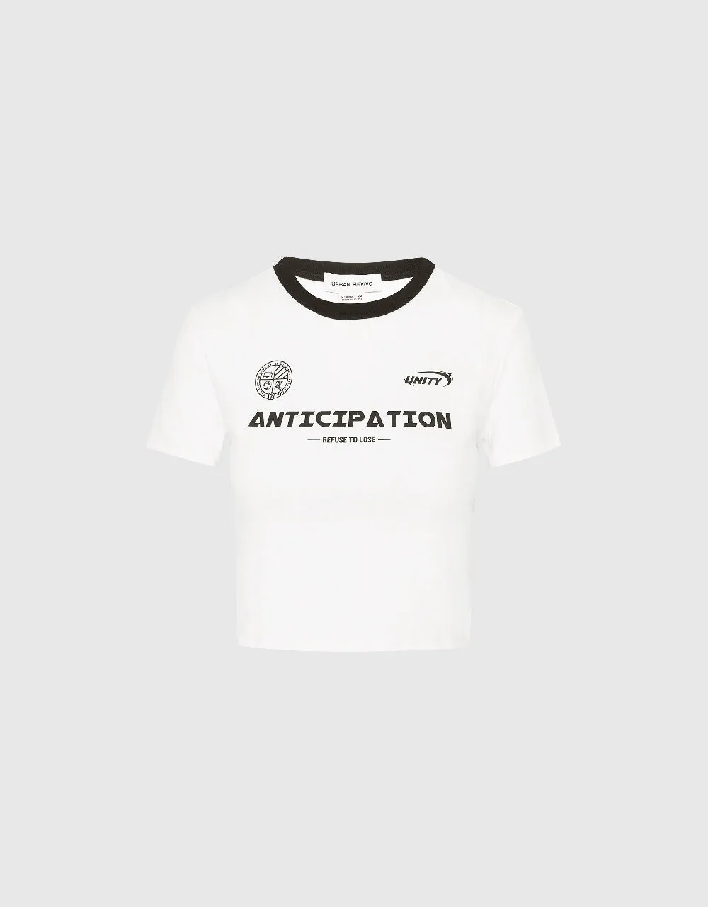 Crew Neck Regular T-Shirt sold by Urban Revivo