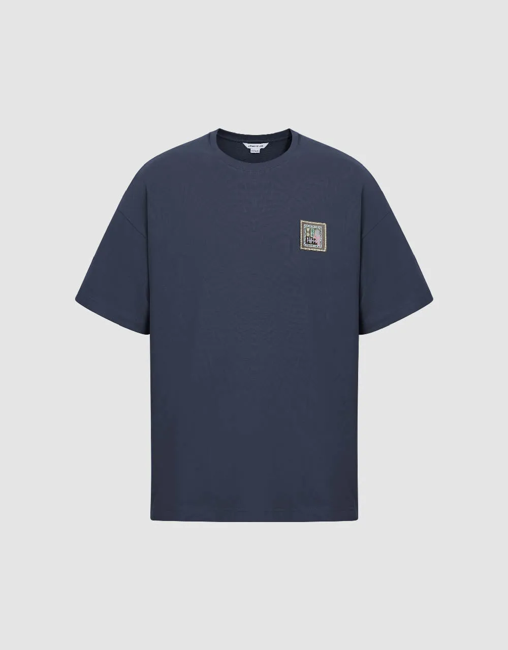 Crew Neck Straight T-Shirt sold by Urban Revivo