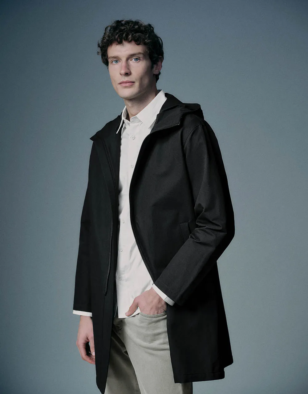 Hooded Trench Coat sold by Urban Revivo product image thumbnail 3