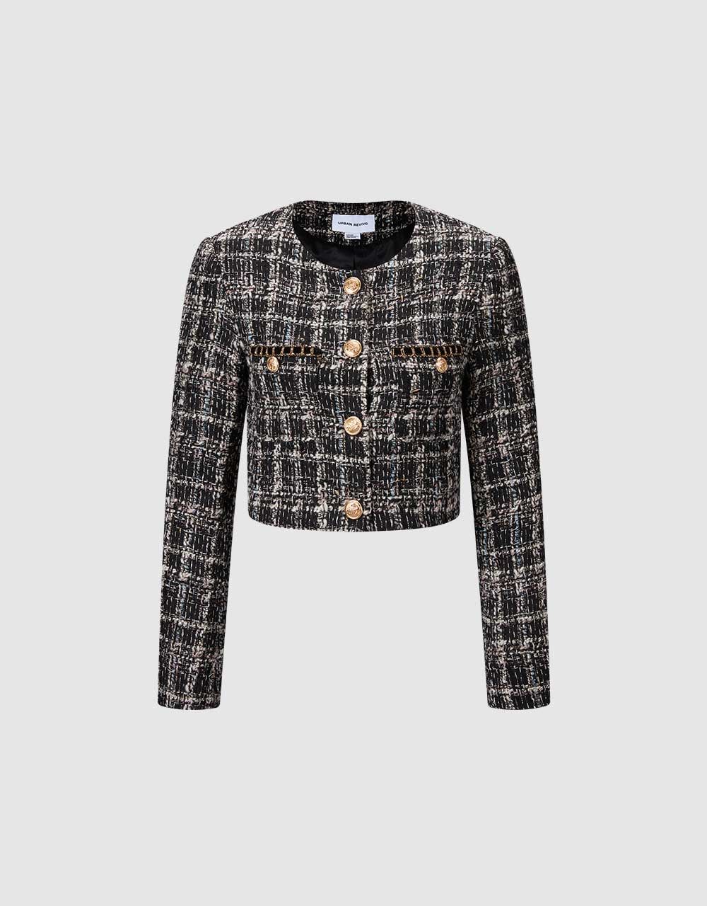 Tweed Button Up Jacket sold by Urban Revivo product image thumbnail 2