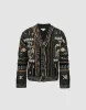 Embroidered V-Neck Knitted Cardigan sold by Urban Revivo